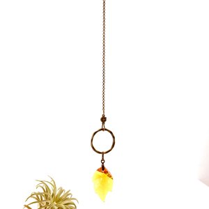 Golden Boho Sun Catcher - 40mm Stamped Strass, Crystal Window Hanging, Rainbow Light Prism, Home or Car Charm, Gift - 2 DirtyBirds Boutique