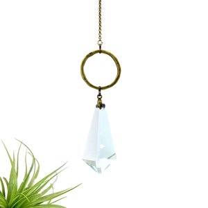 Vintage French Crystal Sun Catcher - Boho Elegance, Rainbow Maker Window Hanging, Perfect Home Gift from 2 Dirty Birds Boutique