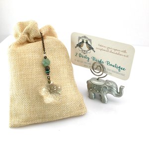 Sweet Flower Crystal Sun Catcher with Aventurine Gemstone - Brighten Your Window or Garden