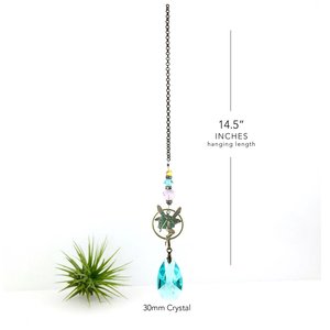 Fairy Sun Catcher: Asfour Crystal, Czech & Austrian Crystal Beads