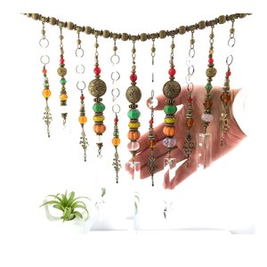 Unique Handmade Beaded Crystal Curtain: Vintage and New Prism for Window or Garden