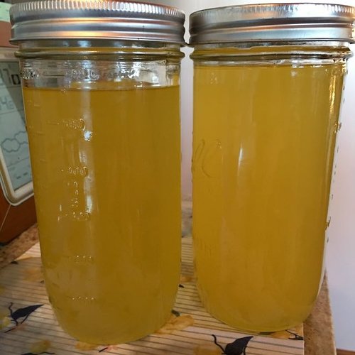 Rendered Tallow Cooling Down by 2 Dirty Birds handcrafted skin tallow