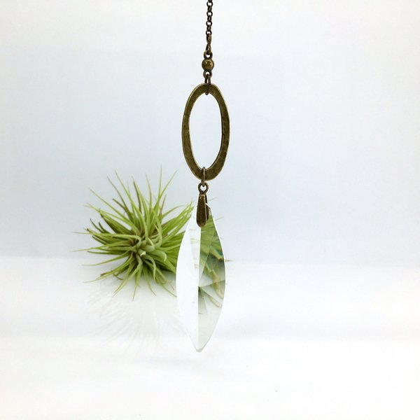 Simple, Boho Sun Catcher for Window, Handmade, Crystal Hanging, 70mm, Rainbow Maker, Home, Car Charm, Garden, Gift, 2 DirtyBirds Boutique